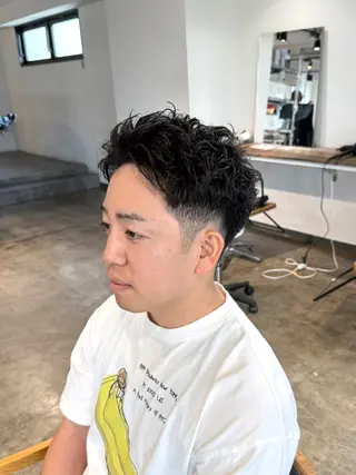 パーマ メンズ 骨格補正施術/メンズ 専門美容師/YUYAのヘアスタイル