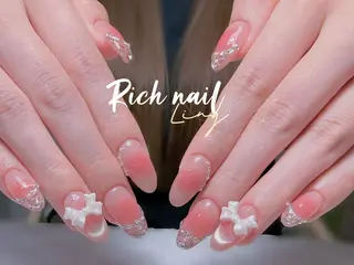 ネイル Rich Nail 🤲🏻梨央のネイルデザイン