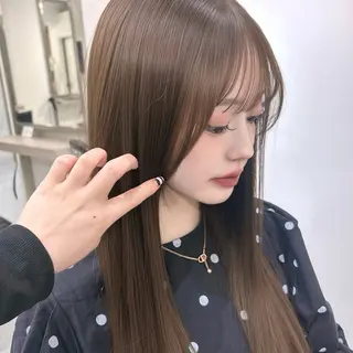 ロング カラー yuuka 🖤韓国ヘア🖤のヘアスタイル