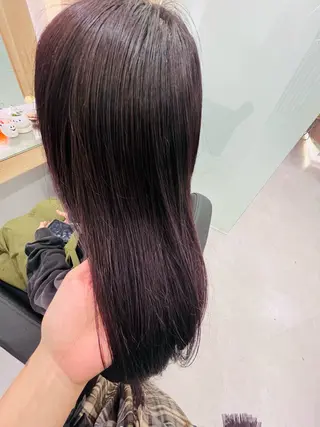 ロング 川畑 花菜のヘアスタイル