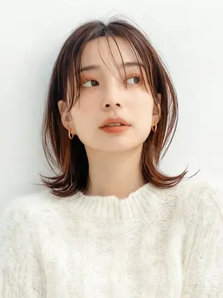 ミディアム [siie] カキのヘアスタイル
