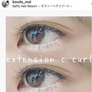 ショート カラー パーマ ヘアアレンジ メンズ キッズ ネイル マツエク・マツパ Saffyハリウッド トリートメント◎のヘアスタイル