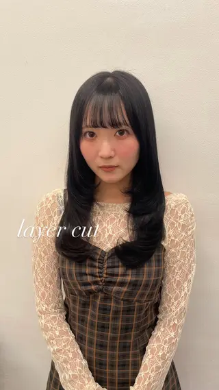 カラー ヘアアレンジ 🖤艶髪／髪質改善 横浜美容室／ゆりのヘアスタイル
