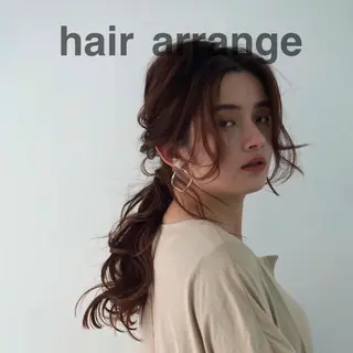 ロング ヘアアレンジ 月100人以上 髪質改善施術|谷口のヘアスタイル
