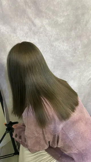 セミロング カラー/エクステ 🤍ルナのヘアスタイル