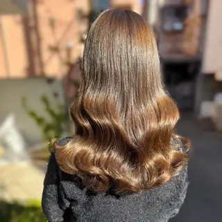 ロング カラー ブリーチなしカラー kana🐱のヘアスタイル