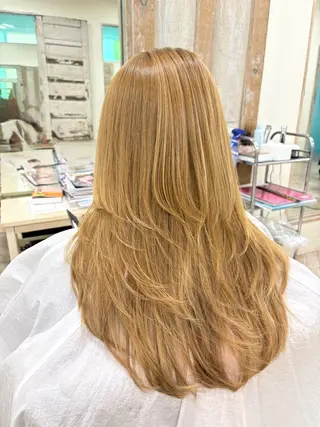 ロング 菊地 映香のヘアスタイル