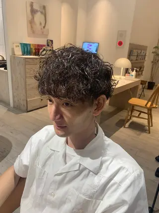 ミディアム 石井 琉星のヘアスタイル