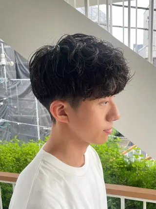パーマ メンズ メンズモテパーマ💙 fuwaのヘアスタイル