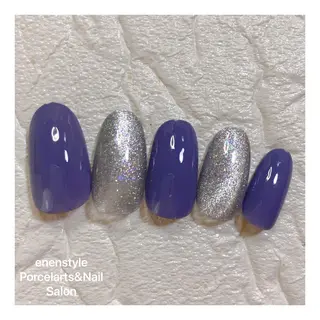 ミディアム ネイル 🐾enen style 🐾のネイルデザイン