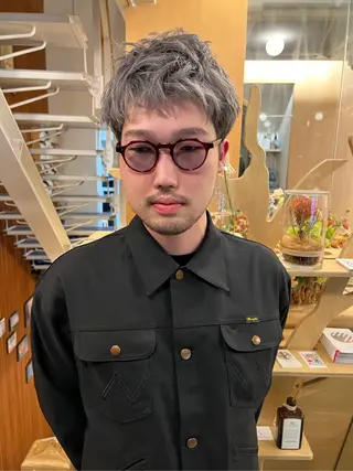 カラー 藤本豪海 モニターモデル募集のヘアスタイル
