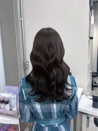 ロング カラー 無料カラーモデル募集 ALIVE髙橋賢世のヘアスタイル