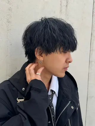 ショート カラー パーマ ヘアアレンジ メンズ メンズ特化酒井翔太 /メンズカット/名駅のヘアスタイル