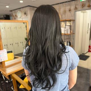 ロング カラー 枚方 tomee 🦋南部 しほ🦋のヘアスタイル