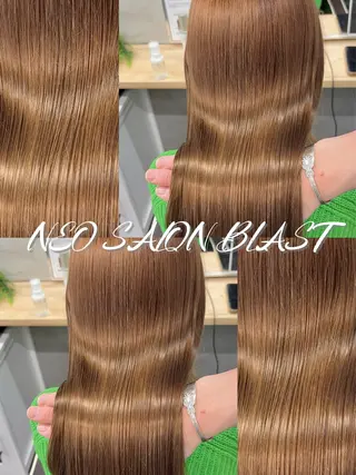 セミロング カラー 高久 翔大のヘアスタイル