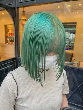 カラー 竹尾 優斗のヘアスタイル