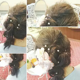 ミディアム 石沢 知康のヘアスタイル