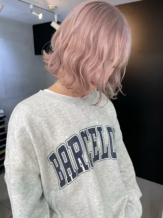 ショート カラー ヘアアレンジ SHACHU ayamiのヘアスタイル