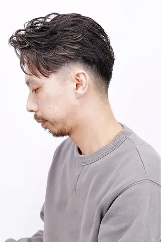 ミディアム メンズ 衛藤 星芭のヘアスタイル