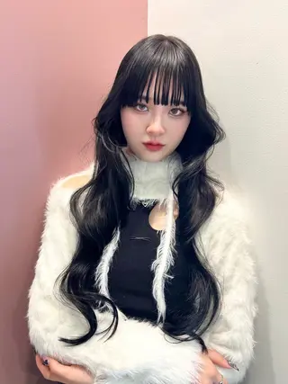 ロング ナナ♡レイヤーカット ♡似合わせカラーのヘアスタイル