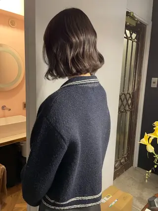 ショート カラー ボブ/ミディアム RIONAのヘアスタイル