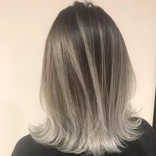 ショート カラー 髪質改善カラー韓国風 レイヤーtudaのヘアスタイル