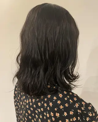 パーマ 七ッ星+国立 momokaのヘアスタイル