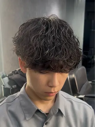 パーマ メンズ 深野 ちさとのヘアスタイル