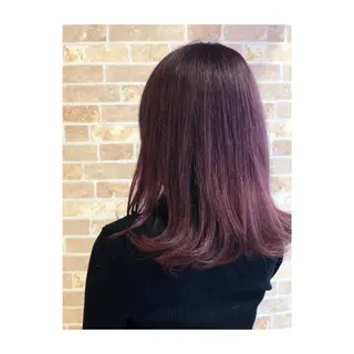 セミロング カラー 中野 竜介のヘアスタイル