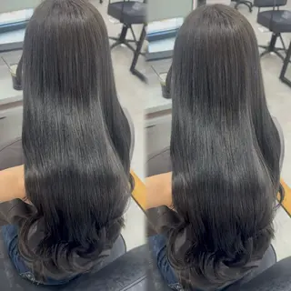 ロング カラー 赤み無し柔らかカラー 【梅田】madokaのヘアスタイル
