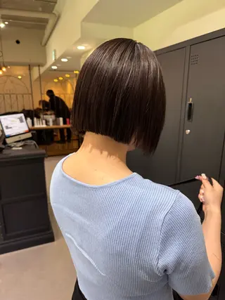 ショート カラー 大人ボブと似合 わせカラー/馬場 翼のヘアスタイル