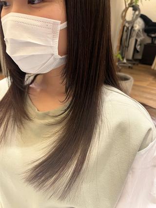 セミロング パーマ 佐藤 宰 OZ桑野店のヘアスタイル