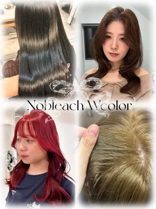ロング カラー ひかりダブルカラー/ レイヤー/ボブパーマのヘアスタイル