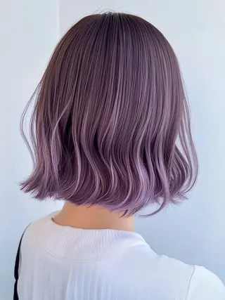 ミディアム カラー 🫧ハイトーン 🌈透明感☘️らいのヘアスタイル