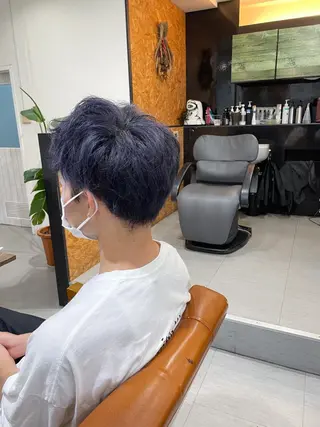 ショート カラー メンズ かんばら りょーいのヘアスタイル