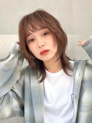 ショート カラー ブリーチ&髪質改善 TAIGAのヘアスタイル
