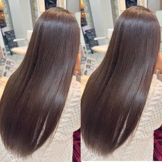 ロング カラー 【髪質改善特化】 艶髪/透明感カラーのヘアスタイル