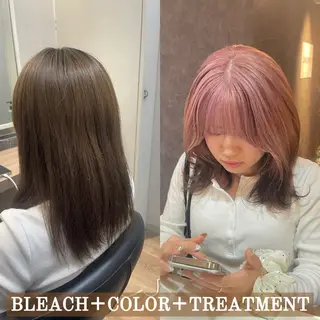 ミディアム カラー ANDIAMO SAKAE🍁楓のヘアスタイル