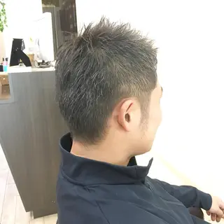 ショート メンズ 中村 よしひでのヘアスタイル