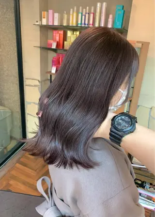 ミディアム カラー 矢野 晃平のヘアスタイル