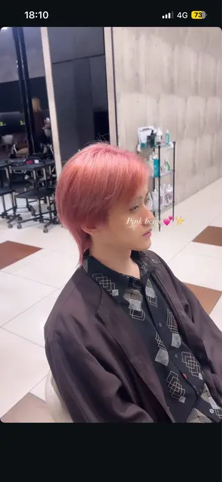 メンズ ハイトーンカラー✨️ 艶カラー特化Amiのヘアスタイル