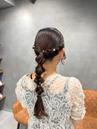 ヘアアレンジ 透明感カラー💎 アレンジ🩰Rimiのヘアスタイル