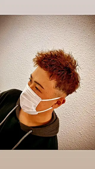 ショート パーマ メンズ 石谷蒼 メンズパーマ特化のヘアスタイル