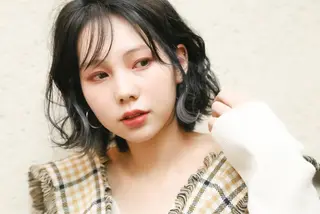 ショート カラー ヘアアレンジ 角戸 りおのヘアスタイル