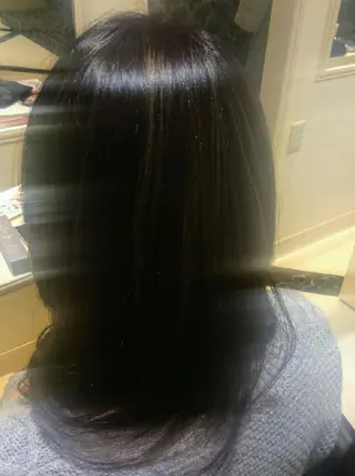 ミディアム カラー 畠村 美智子のヘアスタイル
