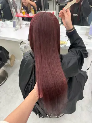 ロング カラー 🥂上品ワンホンヘア 🥂nozomiのヘアスタイル