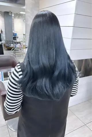 ロング レイヤー/艶髪カラー 森本くるみのヘアスタイル