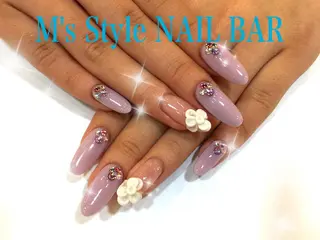 ロング ネイル M's Style NAIL BARのネイルデザイン