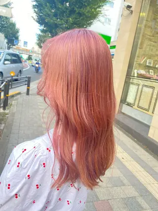 ロング カラー ヘアアレンジ TSUNA 🌙 Lim 五反田のマツエク・マツパデザイン