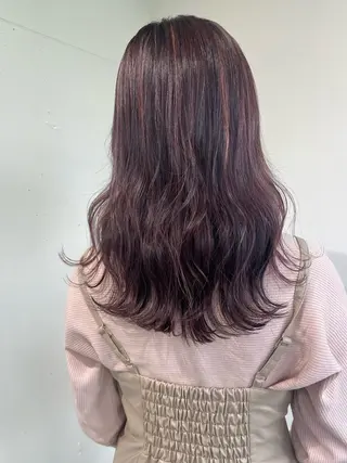 ロング カラー LUVISM新潟🎀 透明感カラー/ミユのヘアスタイル